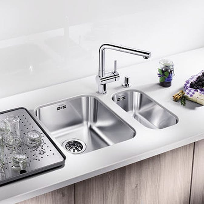 Avrinningsplan Blanco Rostfritt Stål 425 x 365 mm