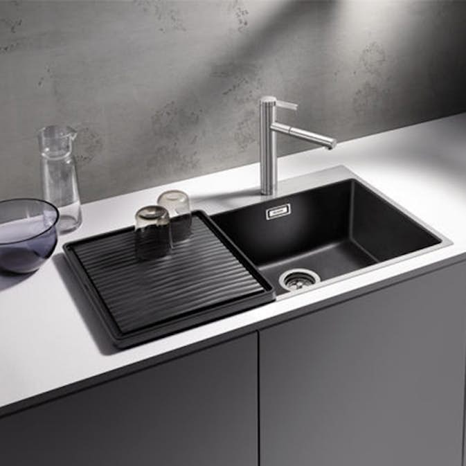 Avrinningsplan Blanco Svart Plast Outlet