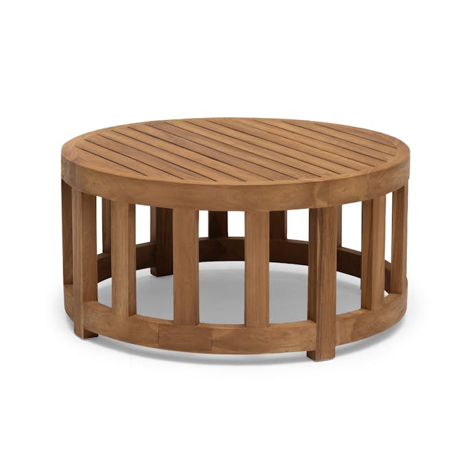 Träbord Hillerstorp Himmelsnäs Ø 80 cm, Runt Utebord i Teak