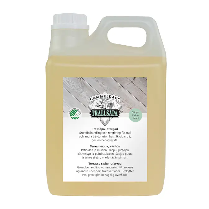 Träsåpa Gammeldags Ofärgad