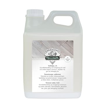 Trallsåpa Gammeldags Vit