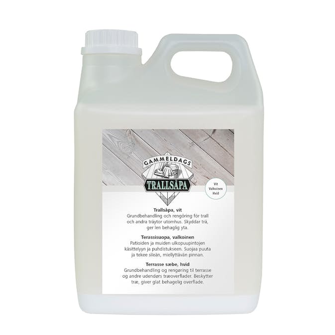 Trallsåpa Gammeldags Vit