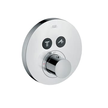 Inbyggnadsblandare Axor ShowerSelect Rund 2-utlopp