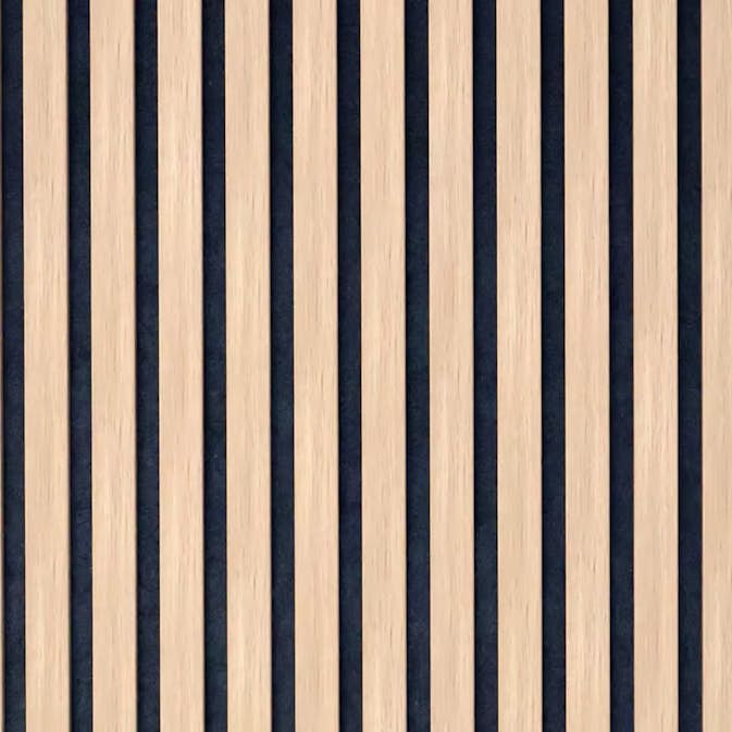 Akustikpanel Lundbergs SPA Svart Filt 2680x615x24 mm