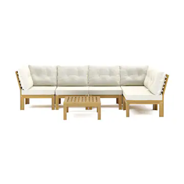 Loungegrupp Comfort Garden Lindha 5-sits Loungegrupp Utomhus