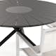 Matgrupp Comfort Garden Finnhamn Matbord 140 cm Runt med 6 Las Vegas Karmstolar