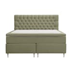 Kontinentalsäng Berg & Strand Hilton Lyx Komplett Sängpaket 160x200 cm med Knappad Sänggavel i Sammet