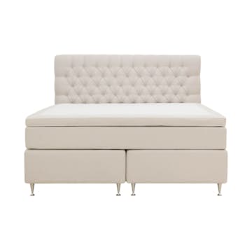 Kontinentalsäng Berg & Strand Hilton Lyx Komplett Sängpaket 160x200 cm med Knappad Sänggavel