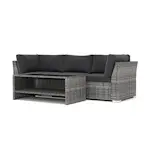 Loungesoffa Comfort Garden Wisconsin utomhus rak 3-sits soffa