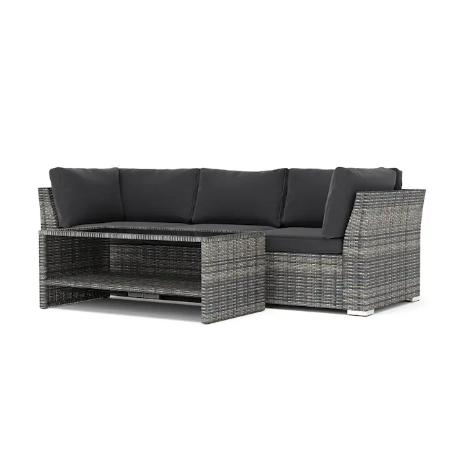 Loungesoffa Comfort Garden Wisconsin utomhus rak 3-sits soffa
