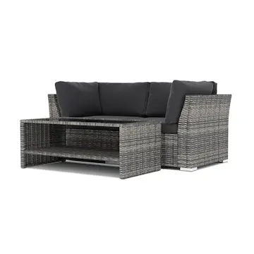 Loungesoffa Comfort Garden Wisconsin utomhus rak 2-sits soffa