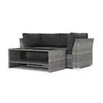 Loungesoffa Comfort Garden Wisconsin utomhus rak 2-sits soffa