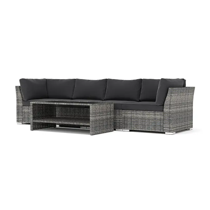 Loungesoffa Comfort Garden Wisconsin utomhus rak 4-sits soffa