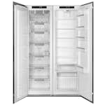 Integrerat Kyl- och Fryspaket Smeg S8L1743E + S8F174NE för IKEA Metod Kök