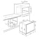 Inbyggnadsmikro / Varmluftsugn Smeg - SFP805PO