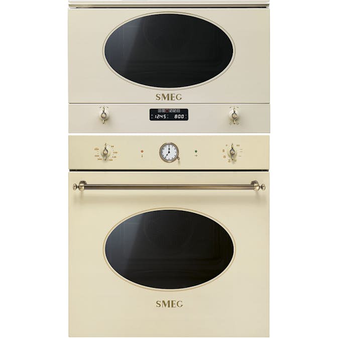 Inbyggnadsmikro / Varmluftsugn Smeg - SFP805PO