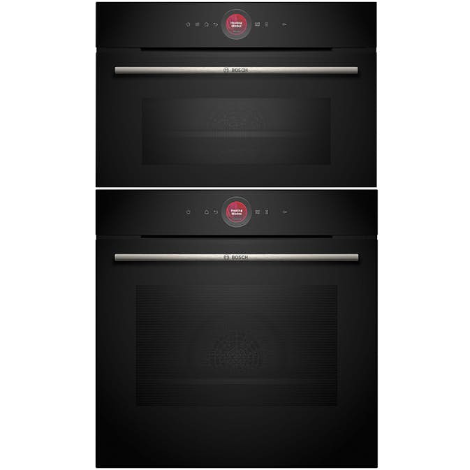 Ugn och Mikro BOSCH HBG7221B1 + CMG7241B1 Serie 8 Kompaktugn Med WiFi