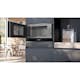 Ugn och Mikro Siemens iQ700 HB772A1B1 + BF722L1B1 Med Pyrolys och TouchControl Svart