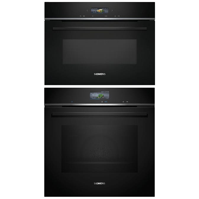 Ugn och Mikro Siemens iQ700 HB776G3B2S + CE732GXB1 Med WiFi