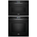 Ugn och Mikro Siemens iQ700 HM736G1B1 + CM724G1B1 Svart