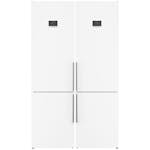 Kombiskåp Kyl/Frys BOSCH 2 st KGN397WCT Serie 4 Vit NoFrost och VitaFresh