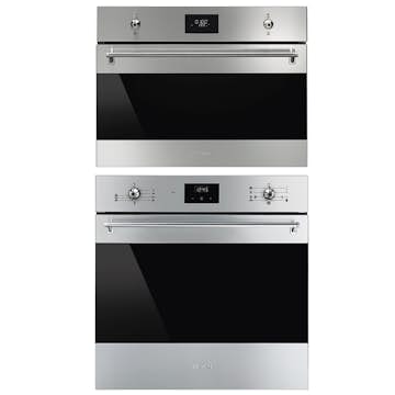 Ugn och Mikro Smeg SF6300TVX + SO4301M1X Classic Rostfri