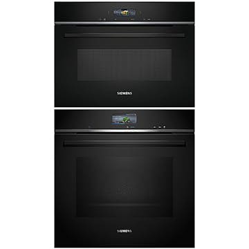 Inbyggnadsugn Siemens HR776G3B1-CM724GXB1 iQ700 Svart