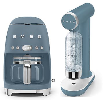 Kaffebryggare och Kolsyremaskin Smeg  Storm Blue