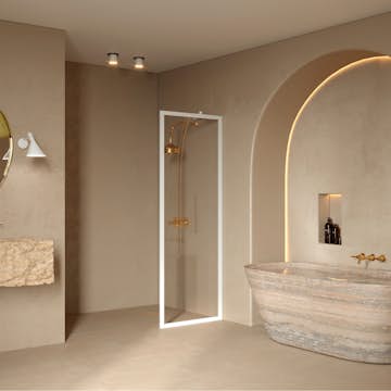 Duschvägg Hietakari Bläk 731 New York Fast