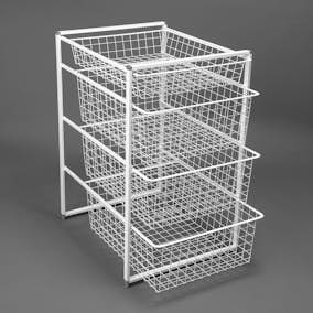 Backstativ Elfa 74/45 med Trådbackar