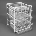 Backstativ Elfa 74/55 Vit