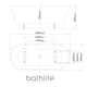 Badkar Bathlife Balans Vit