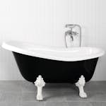 Badkar Westerbergs Victoria Svart/Vit