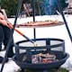 Bålpanna Sunwind Grill på Stativ med Justerbart Galler