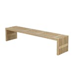 Trädgårdsbänk PLUS Rustik Design 2180 mm
