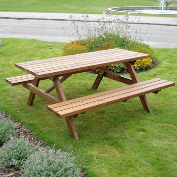 Bänkbord Utomhus Eden Wood Picknick 170