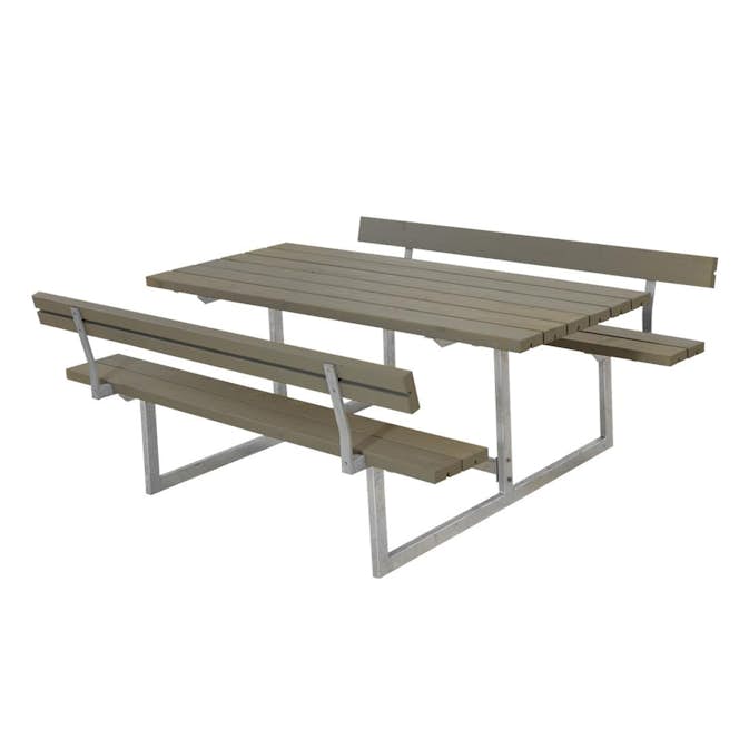 Picknickbord PLUS Basic Gråbrun Utomhus