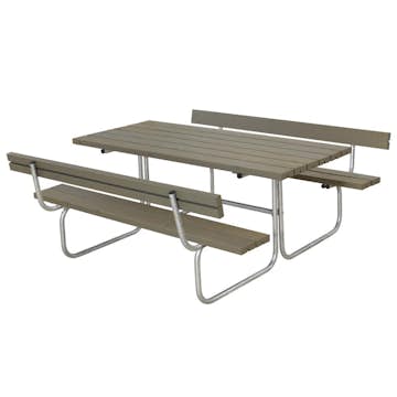 Picknickbord PLUS Classic Gråbrun Utomhus