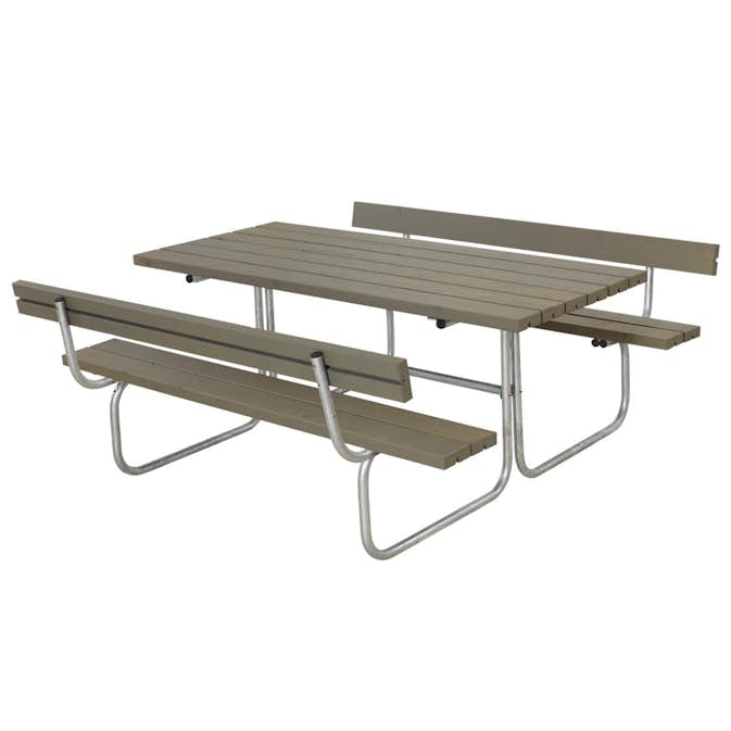 Picknickbord PLUS Classic Gråbrun Utomhus