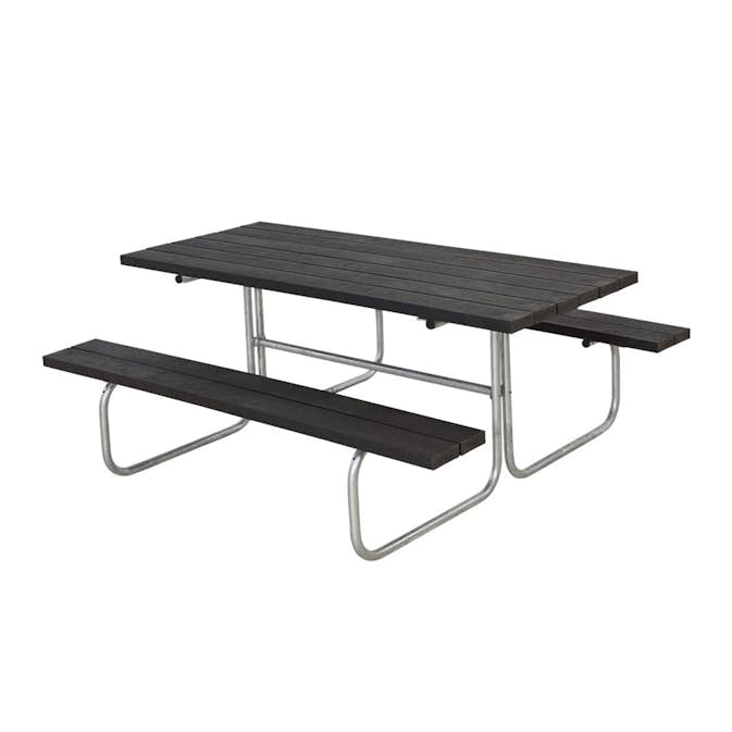 Picknickbord PLUS Classic Svart Plast