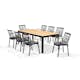 Matgrupp LifestyleGarden Portals 210 cm med 8 Tree Stolar