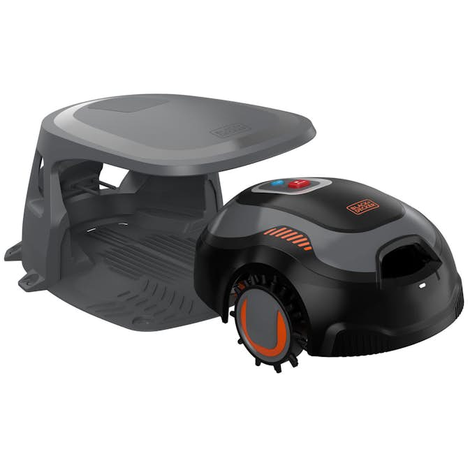 Robotgräsklippare Black+Decker 700 kvm med Självrengöring och Robot Home