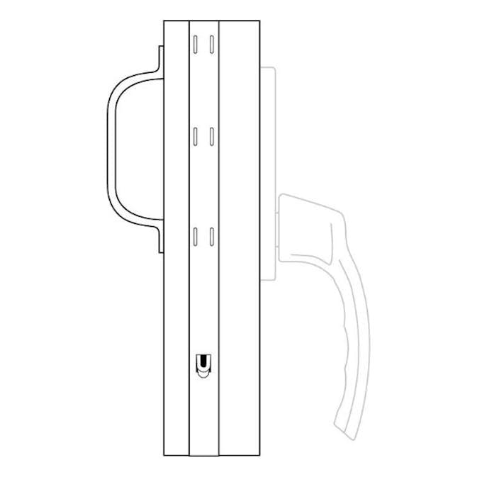 Beslagspaket Outline för 3-glas Fönsterdörrar