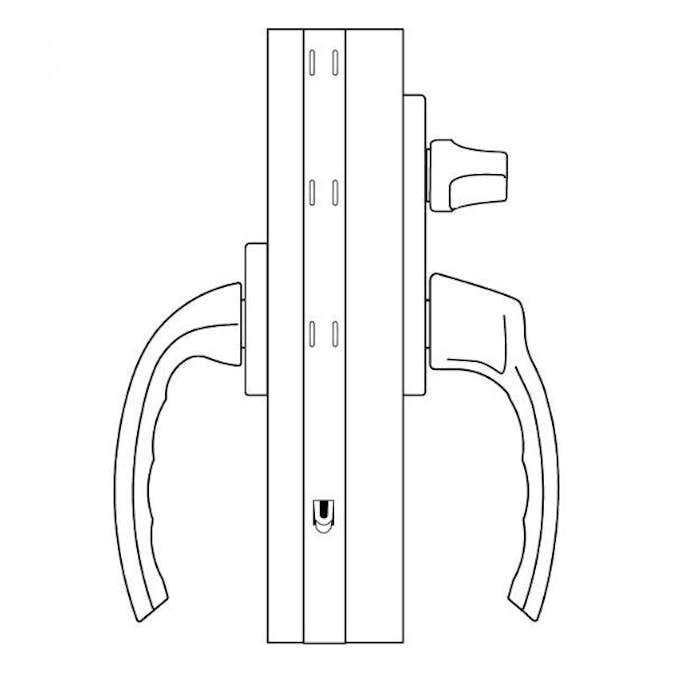 Beslagspaket Outline för 3-glas Fönsterdörrar