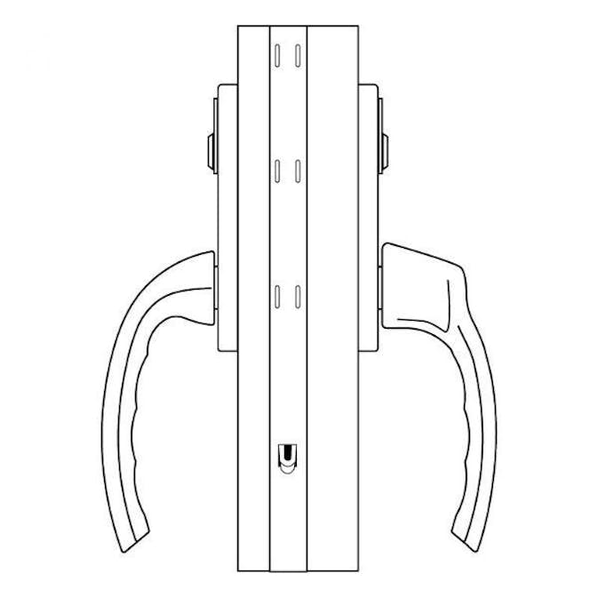 Beslagspaket Outline för 3-glas Fönsterdörrar