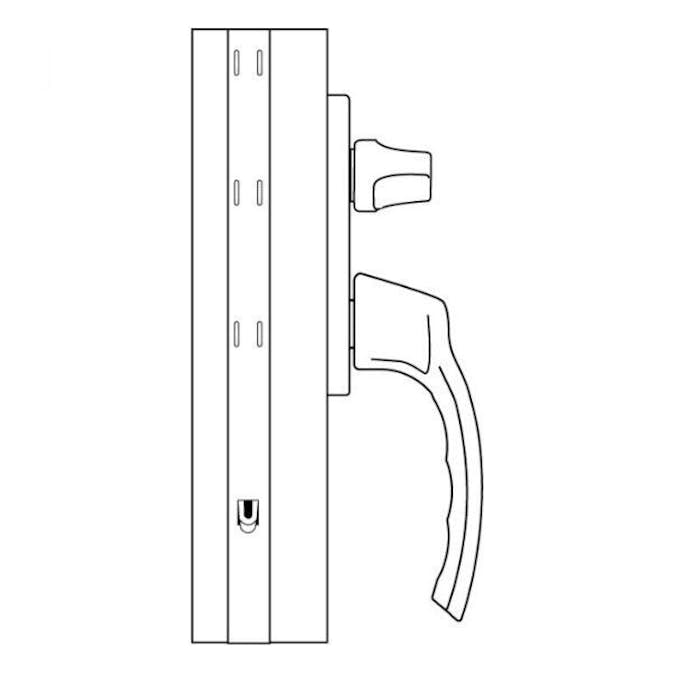 Beslagspaket Outline för 3-glas Fönsterdörrar