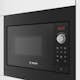 Mikrovågsugn Bosch BFL523MB3 Serie 2 Inbyggnadsmikro Svart med Digital Manöverpanel
