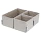 Förvaringslådor Bigso Box of Sweden Drawer organizer 3-set Beige