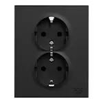 Vägguttag Elko Plus OceanPlastic 2-vägsuttag Med Jord Infällt
