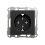 Vägguttag Elko 1-Vägs komb Infällt RS Svart